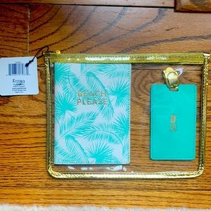 Passport Holder and Luggage Tag - Great Gift for Beach Lovers